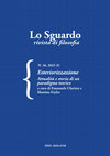 Research paper thumbnail of Esteriorizzazione, espressione, scrittura. Leggendo Husserl con Derrida