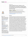 Research paper thumbnail of Pottery spilled the beans: Patterns in the processing and consumption of dietary lipids in Central Germany from the Early Neolithic to the Bronze Age