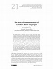 Research paper thumbnail of The state of documentation of Kalahari Basin languages