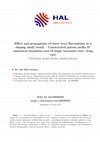 Research paper thumbnail of Effect and propagation of water level fluctuations in a sloping sandy beach -- Unsaturated porous media II: numerical simulation test of single harmonic wave (long run)