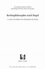 Research paper thumbnail of Hegels Rechtsphilosophie als spekulativer Idealismus