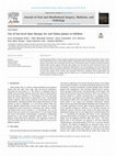 Research paper thumbnail of Use of low-level laser therapy for oral lichen planus in children