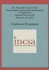 Research paper thumbnail of International Nineteenth-Century Studies Association Final Conference Programme