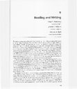 Research paper thumbnail of Reading and Writing