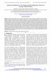 Research paper thumbnail of Design and Building of a Two-Stage Cascade Refrigeration System for Storage of Blood Plasma