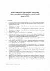 Research paper thumbnail of BIBLIOGRAPHIE DE MICHEL KAZANSKI (МИХАИЛ МИХАЙЛОВИЧ КАЗАНСКИЙ) jusqu’en 2023