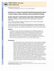 Research paper thumbnail of Synthesis of a unique isoindoline/tetrahydroisoquinoline-based tricyclic sultam library utilizing a Heck-aza-Michael strategy