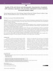 Research paper thumbnail of Quality of life and clinical and demographic characteristics of patients with cutaneous squamous cell carcinoma submitted to tumor resection by double-bladed scalpel