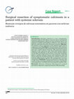 Research paper thumbnail of Surgical resection of symptomatic calcinosis in a patient with systemic sclerosis