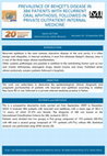 Research paper thumbnail of Prevalence of Behçet's disease in 384 patients with recurrent oral aphthosis, followed in private outpatient internal medicine