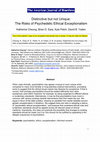 Research paper thumbnail of Distinctive but not unique: the risks of psychedelic ethical exceptionalism