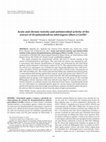 Research paper thumbnail of Acute and chronic toxicity and antimicrobial activity of the extract of Stryphnodendron adstringens (Mart.) Coville