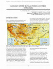 Research paper thumbnail of Geology of the Hangay Nuruu, Central Mongolia