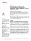 Research paper thumbnail of Mathematical model reveals that heterogeneity in the number of ion transporters regulates the fraction of mouse sperm capacitation