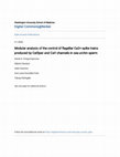 Research paper thumbnail of Modular analysis of the control of flagellar Ca2+-spike trains produced by CatSper and CaV channels in sea urchin sperm