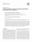 Research paper thumbnail of Component Importance Measure Computation Method Based Fuzzy Integral with Its Application