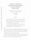 Research paper thumbnail of Progetto per la costituzione del centro di divulgazione della cultura scientifica a Sesto Fiorentino