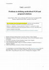 Research paper thumbnail of Problems in defining "medicalised FGM" and proposed solutions