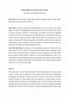 Research paper thumbnail of Human rights and economic policy reforms