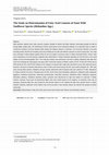 Research paper thumbnail of THE STUDY ON DETERMINATION OF FATTY ACID CONTENTS OF SOME WILD SUNFLOWER SPECIES (HELIANTHUS SPP.)