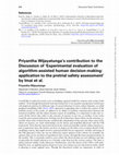 Research paper thumbnail of Priyantha Wijayatunga's contribution to the Discussion of ‘Experimental evaluation of algorithm-assisted human decision-making: application to the pretrial safety assessment’ by Imai et al