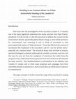 Research paper thumbnail of Dwelling in our Common Home: An Urban Existentialist Reading of the Laudato Si'