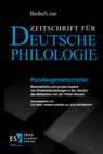 Research paper thumbnail of Paradiesgemeinschaften. Raumzeitliche und soziale Aspekte von Paradiesdarstellungen in der Literatur des Mittelalters und der Frühen Neuzeit, hg. v. Tilo Renz, Hannah Rieger und Julia Weitbrecht, Berlin 2024. (= Beihefte zur Zeitschrift für deutsche Philologie 24)