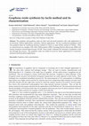 Research paper thumbnail of Graphene oxide synthesis by facile method and its characterization