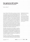 Research paper thumbnail of Los géneros del cartón: un ejercicio humanista de provocación