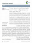 Research paper thumbnail of Persistent organochlorine pesticides and oxidant/antioxidant status in the placental tissue of the women with full-term and pre-term deliveries