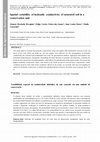 Research paper thumbnail of Spatial Variability of Hydraulic Conductivity of Saturated Soil in Conservation Unit