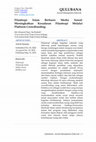 Research paper thumbnail of Filantropi Islam Berbasis Media Sosial: Meningkatkan Kesadaran Filantropi Melalui Platform Crowdfunding