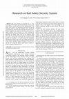 Research paper thumbnail of Research on Rail Safety Security System