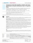 Research paper thumbnail of Assessment of Heart Rate Variability in Children with Cancer after Elevated Cumulative Anthracycline Dose: A Prospective Study