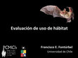 Research paper thumbnail of Evaluación de uso de hábitat