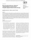 Research paper thumbnail of Reconstruing Intolerance Abstract Thinking Reduces Conservatives' Prejudice Against Nonnormative Groups