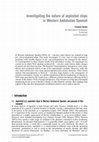 Research paper thumbnail of Torreira, F. (2012). Investigating the nature of aspirated stops in Western Andalusian Spanish. Journal of the International Phonetic Association, 42(1):49–63.