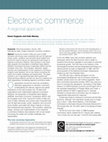 Research paper thumbnail of Electronic commerce: A regional approach