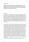 Research paper thumbnail of '"Trägerin des europäischen Gemeinschaftsgedankens - lebendige Magna Charta des Friedens": Die politische Dimension der PRESSA Köln 1928 und ihr Widerhall in der zeitgenössischen deutschen und internationalen Presse'