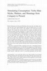 Research paper thumbnail of Stimulating Consumption: Yerba Mate Myths, Markets, and Meanings from Conquest to Present