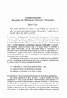 Research paper thumbnail of Towards Adualism: Becoming and Nihilism in Nietzsche’s Philosophy