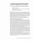 Research paper thumbnail of Extraordinary Architectural Experiences: Comparative Study of Three Paradigmatic Cases of Sacred Spaces — the Pantheon, the Chartres Cathedral and the Chapel of Ronchamp