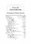 Research paper thumbnail of The Greater China Factbook (2007) — Part 3: China's history