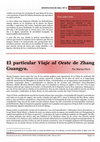 Research paper thumbnail of El particular Viaje al Oeste de Zhang Guangyu.