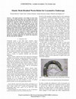 Research paper thumbnail of  Elastic mesh braided worm robot for locomotive endoscopy