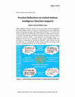 Research paper thumbnail of 2012 Practical Reflections on UN Intelligence (White Paper)