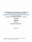 Research paper thumbnail of Interim Assessment of Impact/Results of the Short-term Technical Assistance and Training Task Order.  IQC No. GEW-I-00-02-00020-00 Integrating Gender for Development Results: Women in Development. 