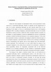 Research paper thumbnail of Robust Intuitions, Experimental Ethics and Experimental Economics. Bringing Reflective Equilibrium into the Lab