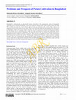 Research paper thumbnail of Problems and Prospects of Potato Cultivation in Bangladesh