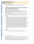 Research paper thumbnail of Childhood maltreatment and brain response to novel faces in adults with inhibited temperament